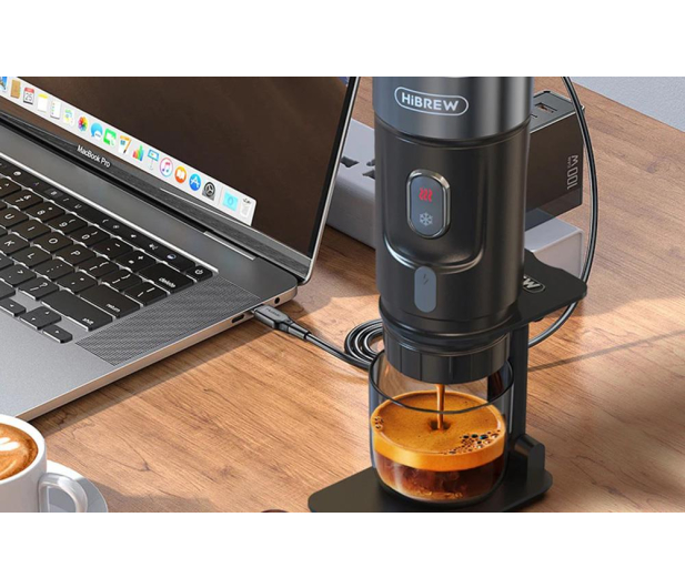HiBrew Przenośny ekspres do kawy 3w1 z etui 80W H4A-premium - 1120766 - zdjęcie 4